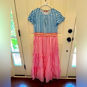 NWT Oliphant Vneck Maxi Dress: SZ S